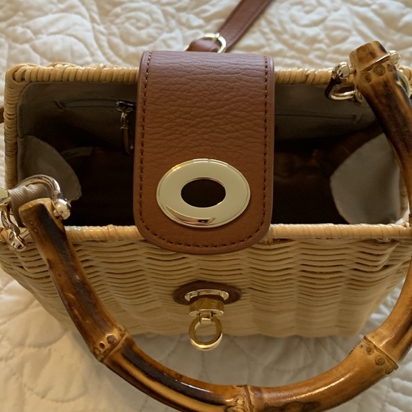 Wicker handbag NWOT - Picture 5 of 15